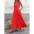 thumbnail image 3 of PRETTYGARDEN Women Dresses Summer Floral Sleeveless Maxi Dress Casual Spaghetti Strap Tiered Flowy Beach Long Dress, 3 of 8