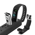 thumbnail image 3 of Reloj de actividad física con monitor de ritmo cardíaco Monitor de sueño impermeable Contador de pasos para mujeres y hombres, 3 of 8