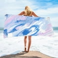 thumbnail image 6 of LACKUST Beach Towel with Unique Pattern - 75x150cm Oversized, Quick-Dry & Lightweight for Travel & Home, 6 of 6