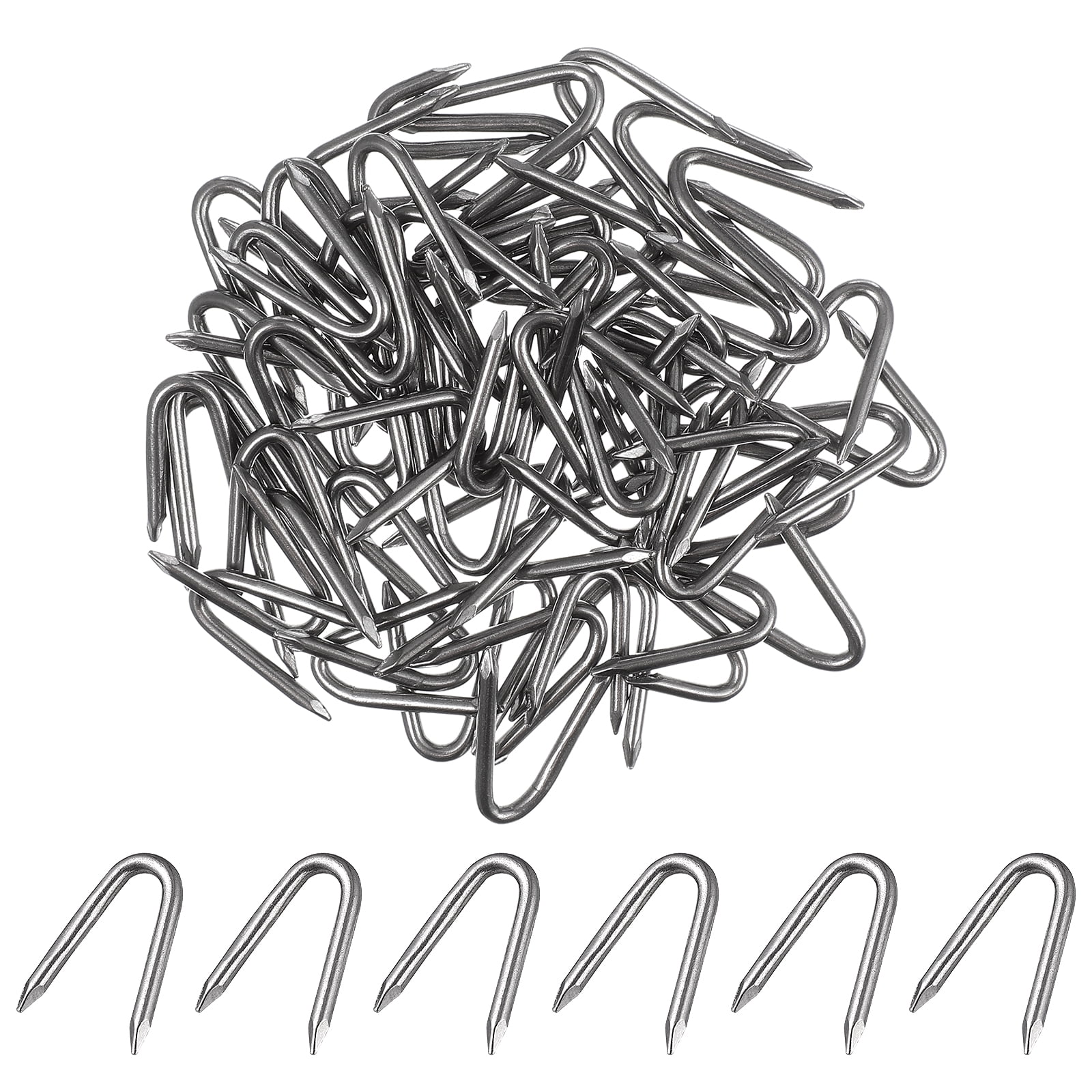 70 Pcs U Nails Net Staples Nails Fence U-Shaped Wire Fencing Heavy Duty Tacks Cable Mesh Fasteners Garden Masonry Fixing Turf Tools | Walmart Canada 70 Pcs U Nails Net Staples Nails Fence U-Shaped Wire Fencing Heavy Duty Tacks Cable Mesh Fasteners Garden Masonry Fixing Turf Tools | Walmart Canada
