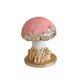 thumbnail image 5 of Estatua de espuma perfecl Decoración de mesa navideña Hongo rosado, 5 of 8
