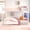 White, variant on DHP Miles Low Bunk Bed for Kids, Full Over Full, Silver