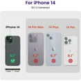 thumbnail image 6 of for iPhone 14 Case, Silicone Shockproof Slim Thin Phone Case for iPhone 14 6.1 inch (Space Gray), 6 of 14