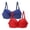 Black, variant on Wireless Bras for Women No Underwire Full Coverage Padded Push Up Wirefree Bras Seamless Bralette Soft Comfort Everyday Plus Size Womens Bras Light Purple,100D