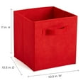 thumbnail image 6 of ClosetMaid 5432 Cubeicals Fabric Drawer, Red, 6 of 6