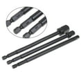 thumbnail image 3 of 3 Pcs Socket Adapter Set Hex Shank To 1/4 3/8 1/2 Inch Impact Driver Drill Bits, 3 of 10