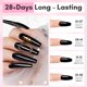 thumbnail image 2 of Set de gel de uñas Poly Makartt, 2 colores, 50 ml, transparente, blanco y negro, 2 of 8