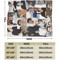 thumbnail image 2 of Dylan Actor O'Brien Throw Blanket, Ultra Soft Flannel Fleece Lightweight Throw Blankets Warm Air Conditioning Blanket For Couch Sofa Bed 60x50 Inch, 2 of 5