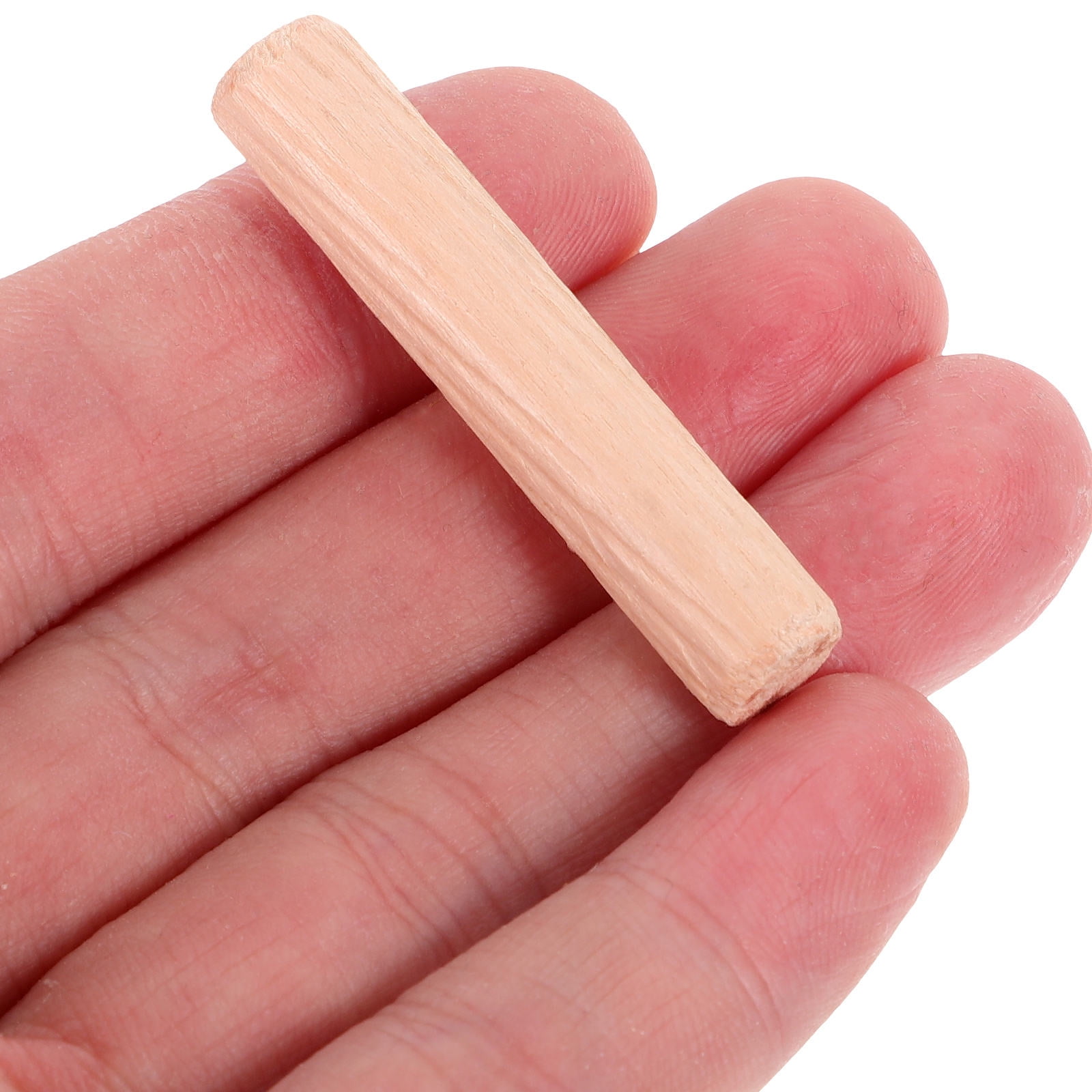 OUNONA Wood Dowel Rods 1 Bag 8x40mm Wooden Craft Sticks for Furniture Accessories and Woodworking Projects