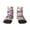 1 Black, variant on Colorful Easter Eggs Pattern Quarter Crew Socks,Toe Seamed Ankle Socks,Cotton Cushioned Breathable Athletic Crew Sports Socks
