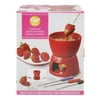 Wilton Mini Fondue Set with Tea Light Pot & Dipping Forks