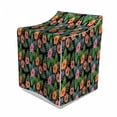 thumbnail image 1 of Hibiscus Washer Cover, Palm Leaves and Warm Climate Flowers in Cheery Colors, Dust and Dirt Free Decorative Print, 29" x 28" x 40", Multicolor, by Ambesonne, 1 of 3