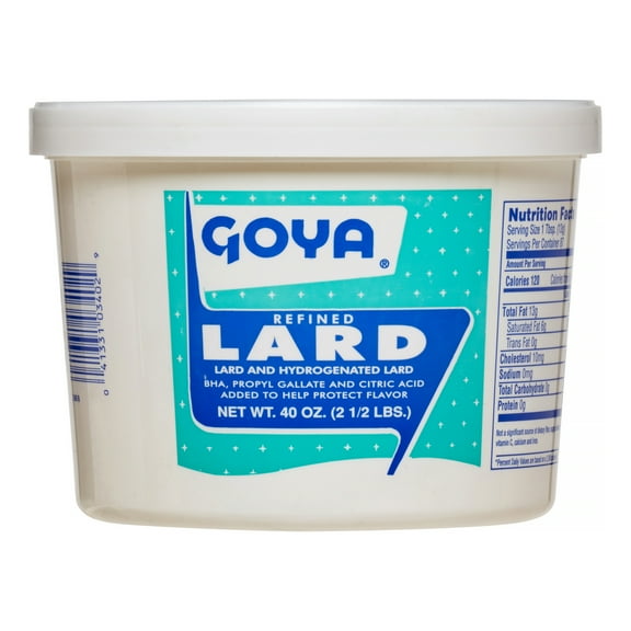 Goya Manteca Lard, 40 Oz