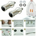 thumbnail image 5 of Dreamhall Top Fix Toilet Seat Screws Nut Cover Lid Pan Fixing WC Blind Hole Fitting Kits, 5 of 9