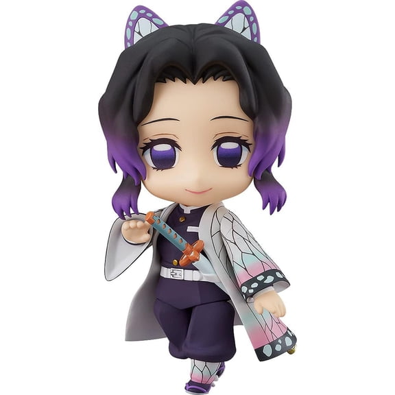 Slayer: Kimetsu no Yaiba Shinobu Kocho Nendoroid Action Figure, Multicolor