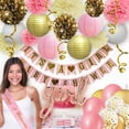thumbnail image 2 of Set de 35 piezas de decoración para baby shower PGN ART Pink Gold Girl, 2 of 6