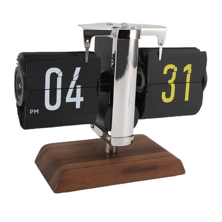 Suodoka Auto Flip Desk Clock 12 Hour Display Retro Style Large Number Digital Table Clock Decor for Home Suodoka Auto Flip Desk Clock 12 Hour Display Retro Style Large Number Digital Table Clock Decor for
