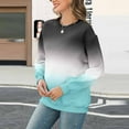 thumbnail image 4 of VEKDONE Sweatshirt for Women Tie Dye Gradient Long Sleeve Shirts Casual Loose Fir Crewneck Pullover Fall Winter Fashion Tops Clothes, 4 of 5