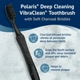 Equate Polaris Deep Cleaning VibraClean Toothbrush with Charcoal Bristles, Deep Cleaning Soft