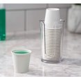 thumbnail image 3 of Vasos de papel GUSTO, 90 ml, 600 unidades, blancos, pequeños, desechables, 3 of 6