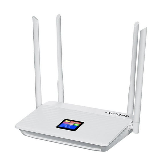 Wireless Modem LTE Network Hotspot SIM Card slot White EU plug