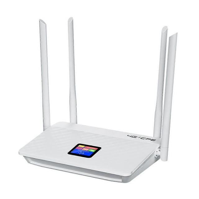 Wireless Modem LTE Network Hotspot SIM Card slot White EU plug