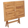 thumbnail image 5 of vidaXL Outdoor Dining Table Folding Table Garden Furniture Solid Wood Teak, 5 of 14