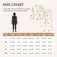 thumbnail image 4 of Daiia Funny Chicken for Women's Long-Sleeved Pajama Set – Soft & Comfortable Sleepwear Button-Up Pajamas Cozy Lounge Wear-Large, 4 of 7