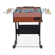 KICK Monarch 48 Recreational Multi Person Folding Foosball Table, Brown