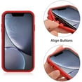 thumbnail image 6 of Entronix Heavy Duty Case Designed for iPhone XR Shockproof Triple Layer Rugged Case, Red, 6 of 9