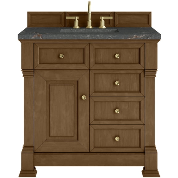James Martin Vanities 547-V36-3Pbl Brookfield 36" Free Standing Single Basin Vanity Set -