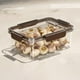 thumbnail image 3 of Organizador de cajas para almacenar alimentos, juego de 5 recipientes herméticos para verduras, huevos y alimentos congelados, de plástico apto para uso alimentario, ideal para, 3 of 5