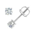 thumbnail image 2 of 1/3 Carat 4-Prong Set Diamond Stud Earrings in 14K White Gold (I1-I2 Clarity), 2 of 4