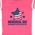 thumbnail image 4 of Inktastic Memorial Day Grunge Remembering Those We Have Lost Boys or Girls Baby Bodysuit, 4 of 5