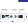 thumbnail image 2 of Beware Of Dog Sign, Rectangle Black Text Sign,, 2 of 8