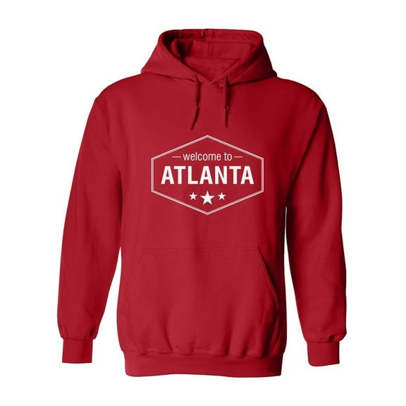 Atlanta Hexagonal Label Hoodie Men -Image by Shutterstock, Male Large