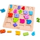 thumbnail image 3 of Juguetes de rompecabezas de números de madera, rompecabezas de letras y números ABC para niños pequeños de 1, 2 y 3 años, juguetes de aprendizaje preescolar para niños (rompecabezas de números), 3 of 5