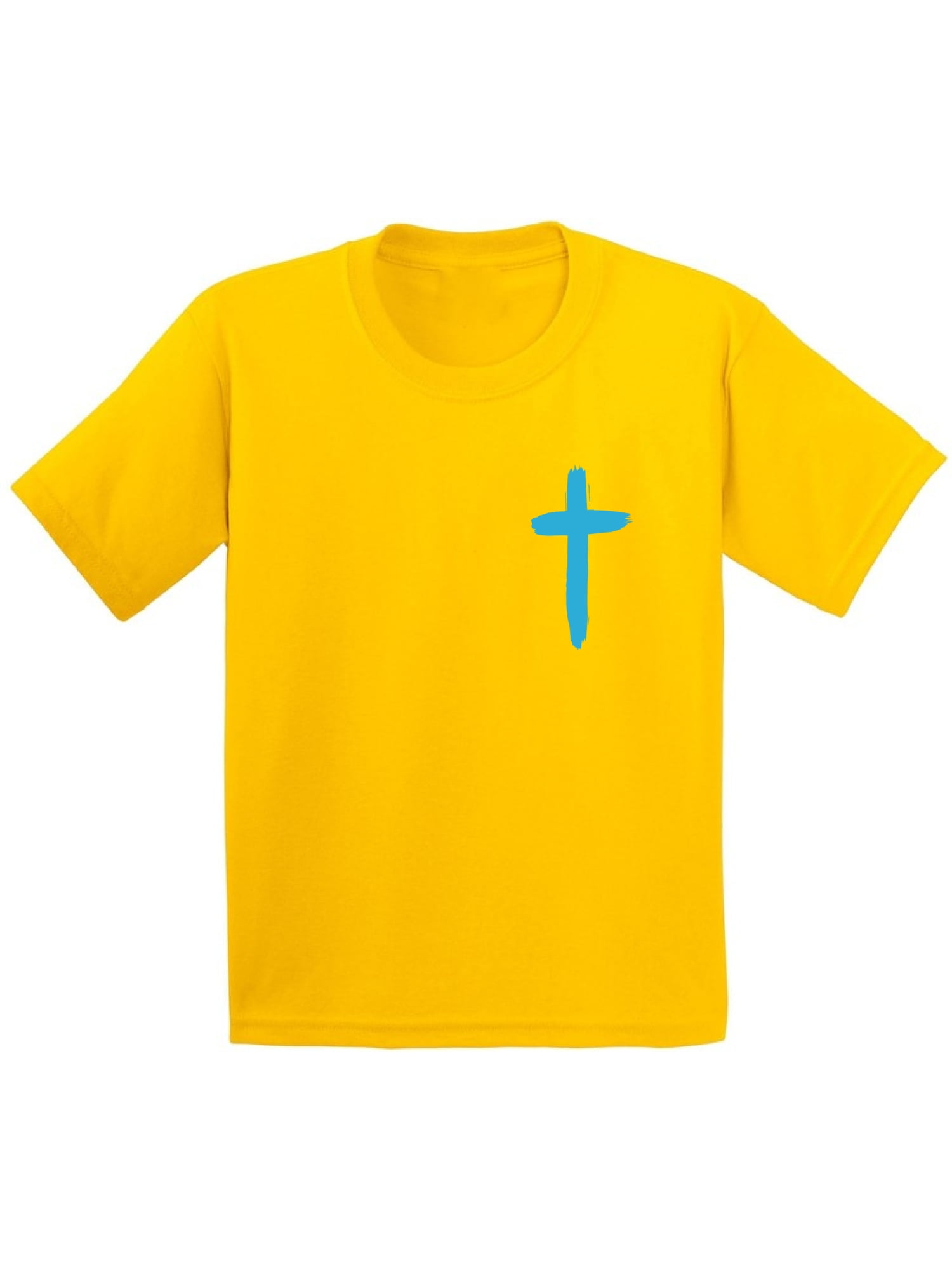 Awkward Styles Blue Cross Youth Shirt Christian T Shirt for Boys ...