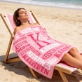 thumbnail image 6 of Microfiber Beach Towel Oversized, Soft & Quick Dry Sand Free Beach Towel for Travel Swimming Pool Camping, Dark Blue/Purple/Blue, 6 of 6