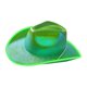 thumbnail image 5 of Sombrero de vaquero con luz LED, sombrero de vaquero iluminado, sombrero de vaquera para disfraz Verde, 5 of 9