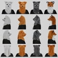 thumbnail image 4 of Máscara de lobo parlante con mandíbula móvil para Halloween y fiestas, 4 of 4