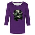 thumbnail image 5 of LiMoi Women's T-Shirts Womens Shirts Casual Womens 3/4 Sleeve Shirts Plus Size Womens Blouses Casual My Reorder List, 5 of 5