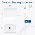 thumbnail image 4 of Cargador rápido Charger CXX USB-C de 20 W para iPhone 14/13/12/11/Xs/8, 4 of 7