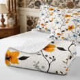 thumbnail image 4 of Manfei Rustic Wildflower Twin Quilt Set 2 Pieces,Cottagecore Blossom Twin Coverlet Set,1 Bedspread and 1 Pillowcase, 4 of 7