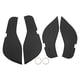 thumbnail image 1 of Adhesivo de cuero anti patada para la puerta del automóvil Unique Bargains para Mercedes-Benz GLE 2019-2025, protector negro, respaldo adhesivo, 1 juego, 1 of 1