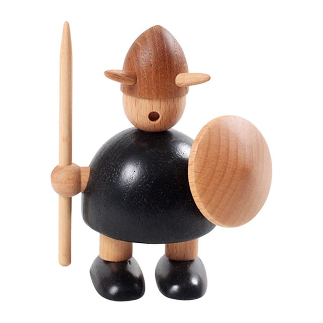 Teissuly Artlovin Miniature Wooden Puppet For Home Decoration, Beech Wood Statue Teissuly WER202312136879