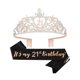 thumbnail image 1 of wonima11 Happy 21st Birthday Decorations for Her - Sash, Crown, and Gifts for Women, 1 of 1