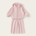 thumbnail image 2 of OSOLU Toddler Girls Suit Coat Child Two Piece New Hoodie Casual Spring Autumn Outfits Tracksuits Sweatsuit Baby Cute Dailywear, 4-5 Years, 2 of 9