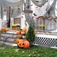 thumbnail image 5 of 5 Pack Halloween Decorations, Kabnic Halloween Gauze - Creepy Cloth for Indoor & Outdoor Halloween Decor, Haunted Houses, Gardens, Front Doors & Spider Web Decorations, 30"W x 72"L, 5 of 16