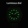 thumbnail image 4 of Reloj De Cuarzo Multifuncional Para Hombre, Correa De Silicona Resistente Al Agua, Informal, De Negocios, Elegante, 4 of 7